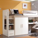 Letto a castello a soppalco in stile moderno
