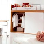 Letto soppalco funzionale per adulti