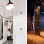 Interno di un piccolo corridoio in stile moderno