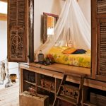 Design interessante per la camera da letto per adulti