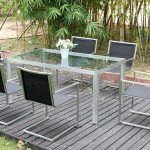 mobili da giardino realizzati in tubo profilato