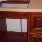 Cassetti da cucina prefabbricati per l'installazione del forno