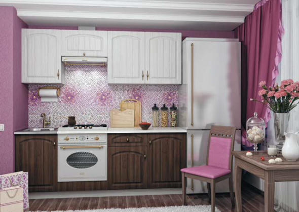 Set da cucina - sandalo e noce brasiliana