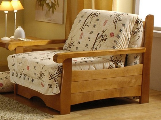Struttura in legno per poltrona letto