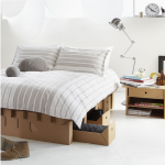 Posto letto in cartone
