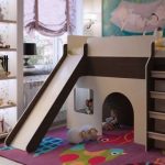 Bellissimo letto a soppalco con area giochi