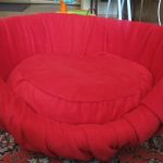 sedia rossa per bambini