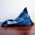 Sedia fai da te con vecchi jeans