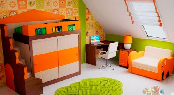 Letto a soppalco per bambini