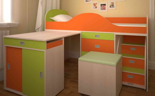 Letto a soppalco per bambini