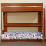 Letto a soppalco con divano letto