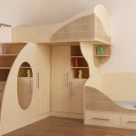 Letto a soppalco dal design insolito