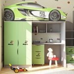 Letto scorrevole con auto