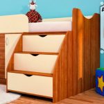 Letto Kroha con armadio sottostante
