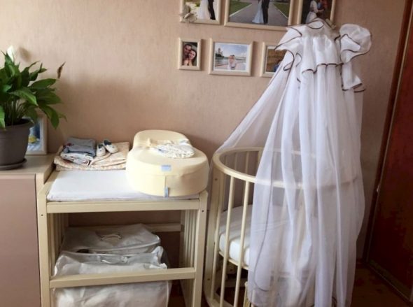 Culla rotonda all'interno