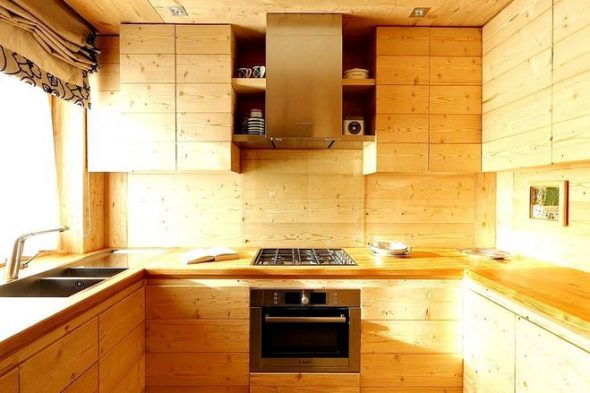 Cucina fai da te in compensato