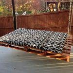 Altalena a dondolo in pallet