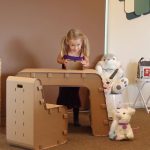 Mobili per camerette in cartone
