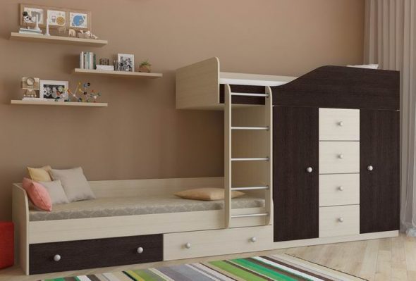 Mobili per due bambini