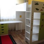 Mobili Ikea con letto a soppalco