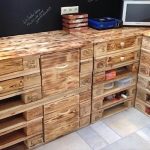 Mobili da cucina realizzati con pallet
