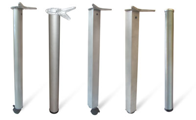 Gambe in metallo per mobili