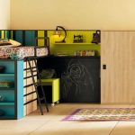 Mobili insoliti per bambini con letto a soppalco