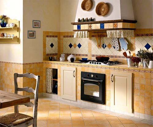 Cucina insolita fatta a mano