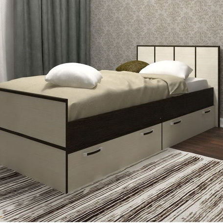 Letto alto insolito in truciolato
