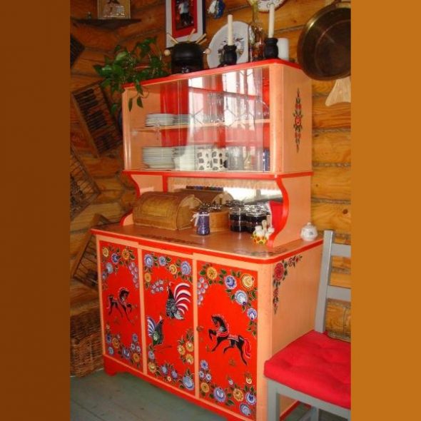 Design insolito di un buffet sovietico