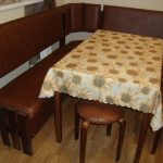 Angolo marrone insolito per la cucina
