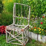 Sedia insolita per la decorazione
