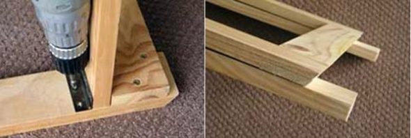 Gambe in legno