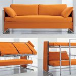 Trasformatore divano letto arancione