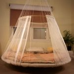 Letto rotondo sospeso