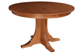 Tavolo rotondo pieghevole in legno