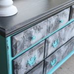 Buffet da cucina grigio-verde