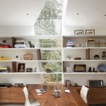 Combinazione di legno in stile high-tech