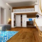 Letto nascosto da occhi indiscreti al secondo livello