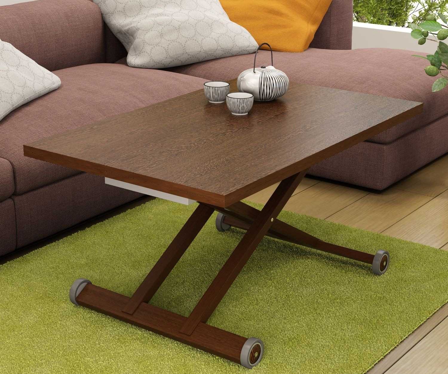 tavolo trasformabile in legno