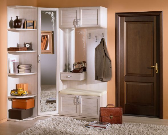 Corridoio angolare in MDF