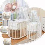Culla rotonda accogliente per il sonno del bambino