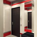 Opzione di design per un piccolo corridoio in stile moderno
