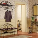 Magnifico set di mobili forgiati per l'ingresso