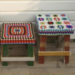 coperture in maglia per sgabelli