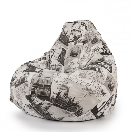 Poltrona a sacco Jacquard