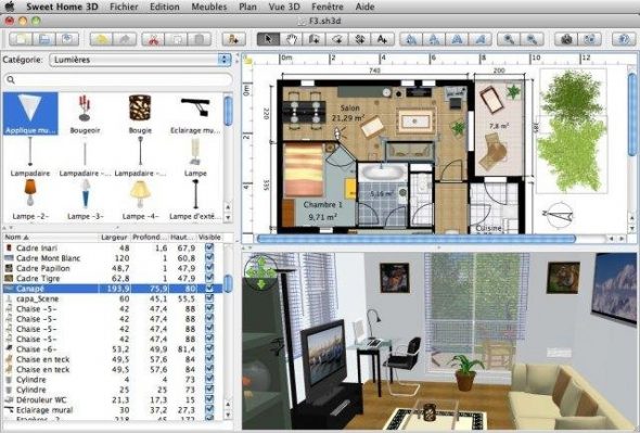Software di progettazione d'interni