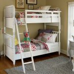 Letto a castello bianco trasformabile in letti separati