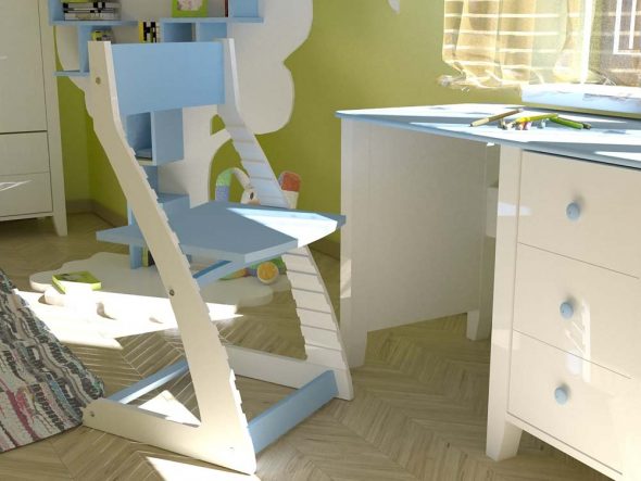 Sedia con design regolabile Vyrastaika