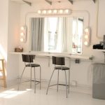 Grande specchio per camerino